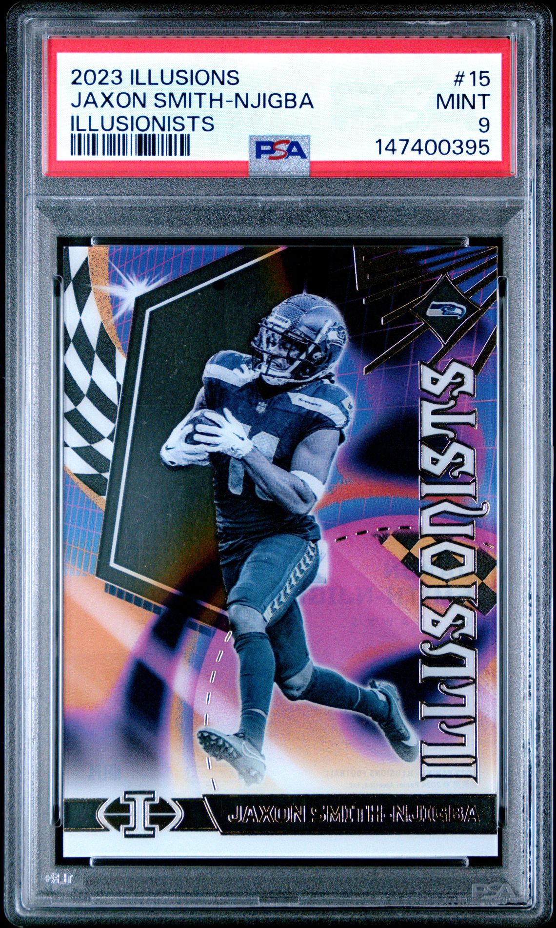 2023 Panini Illusions Illusionists Jaxon Smith-Njigba #15 Mint 9 front