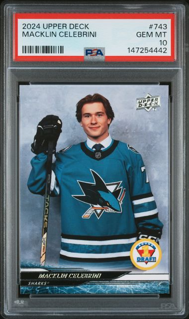 2024 Upper Deck UPPER DECK #743 Macklin Celebrini front