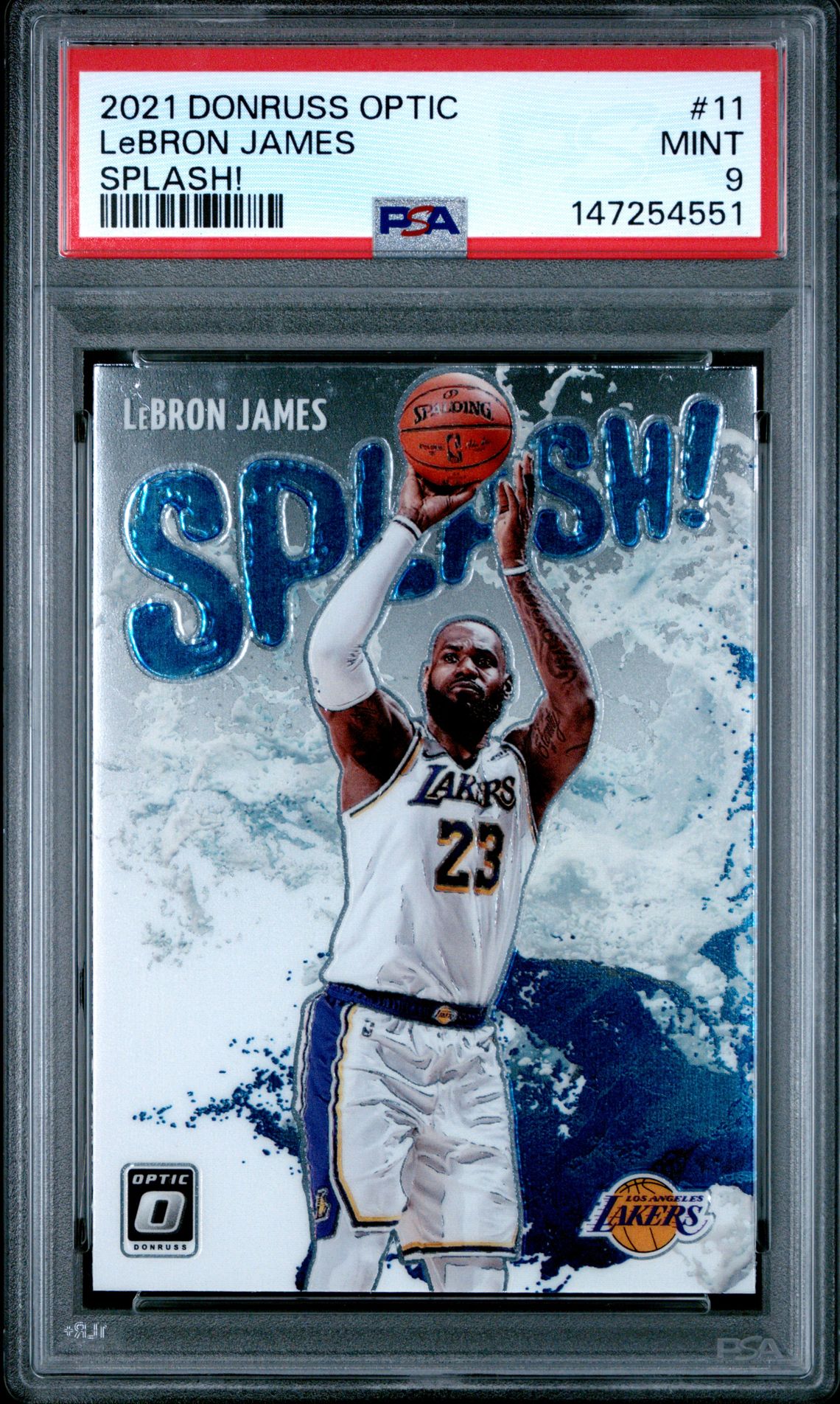 2021 Panini PANINI DONRUSS OPTIC SPLASH! Lebron James front
