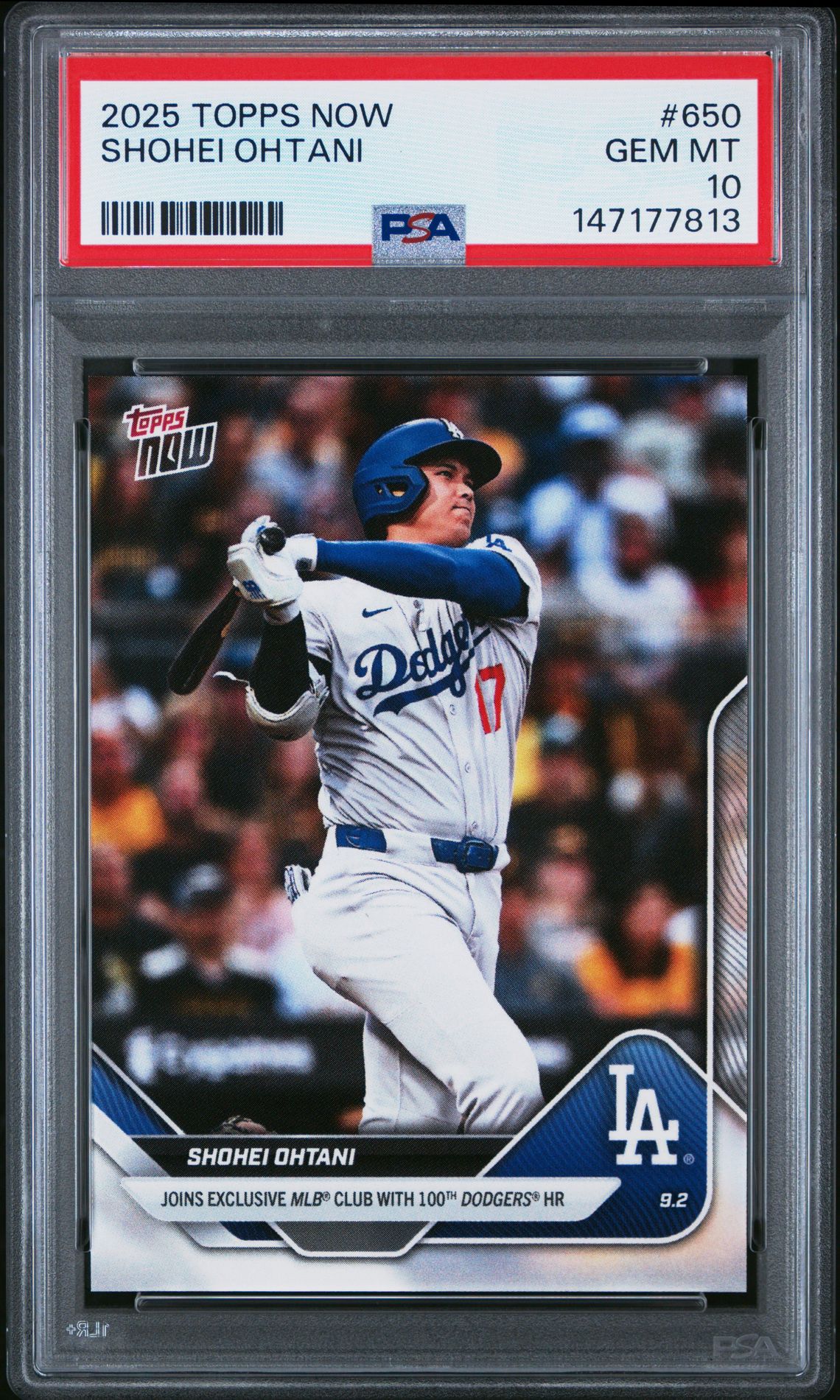 2025 Topps TOPPS NOW #650 Shohei Ohtani front