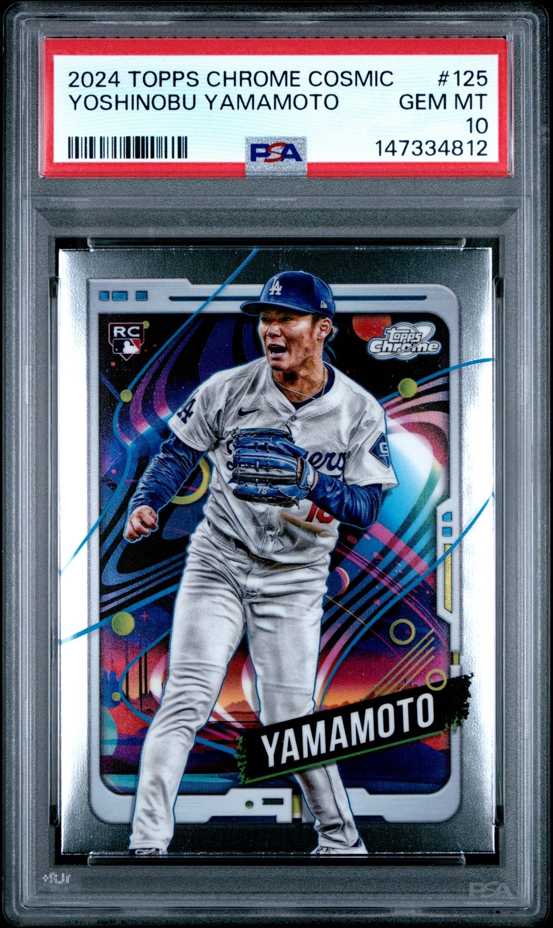 2024 Topps TOPPS COSMIC CHROME #125 Yoshinobu Yamamoto front