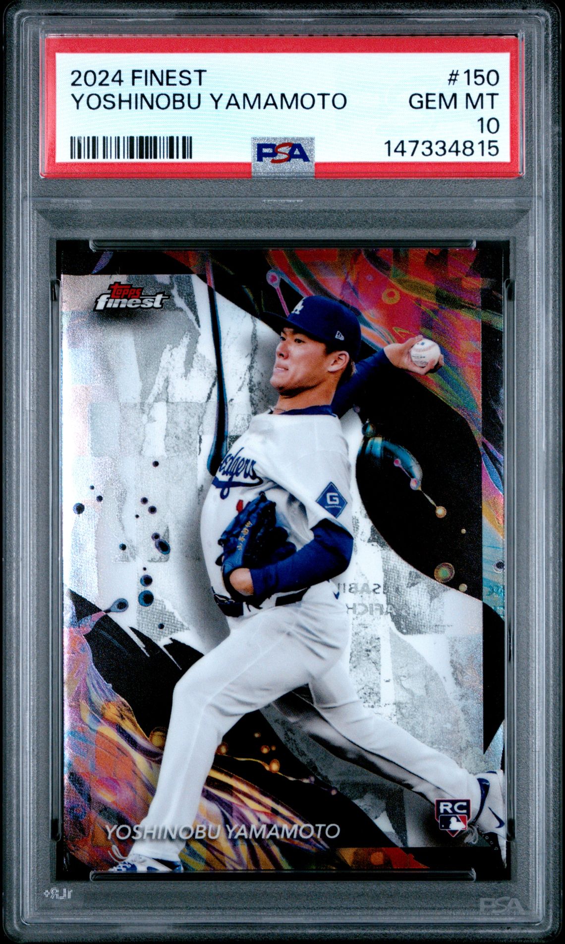 2024 Topps TOPPS FINEST #150 Yoshinobu Yamamoto front