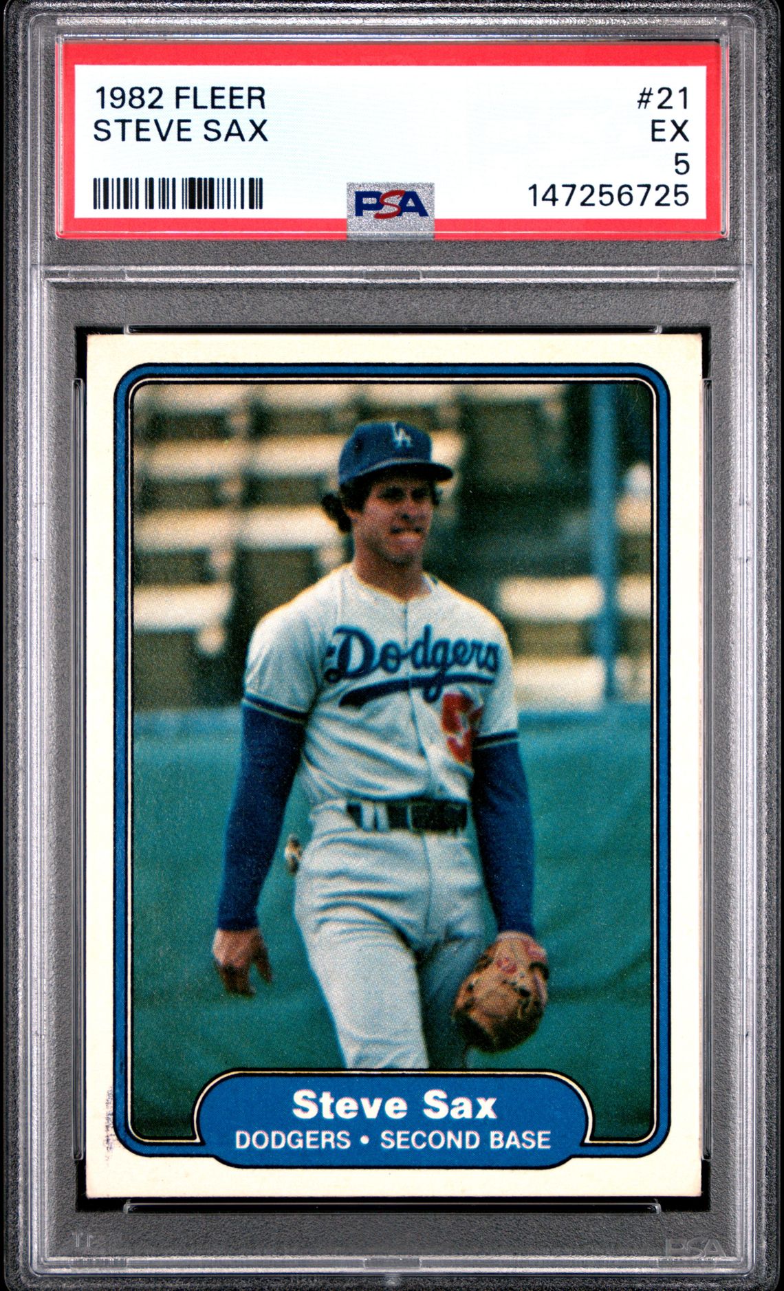 1982 Fleer FLEER #21 Steve Sax front