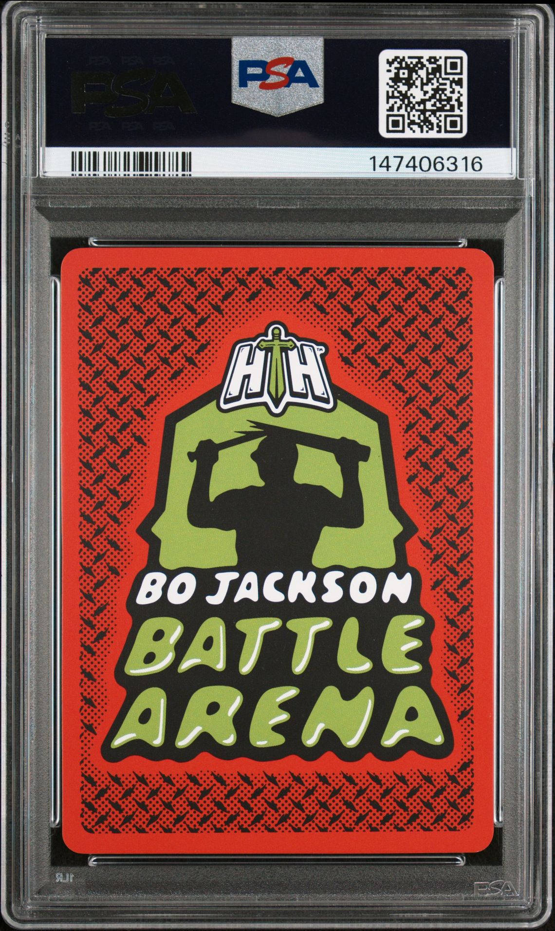 2025 Bo Jackson Battle Arena 2026 Edition Chillin' Battlefoil Haliburst #80 Mint 9 back
