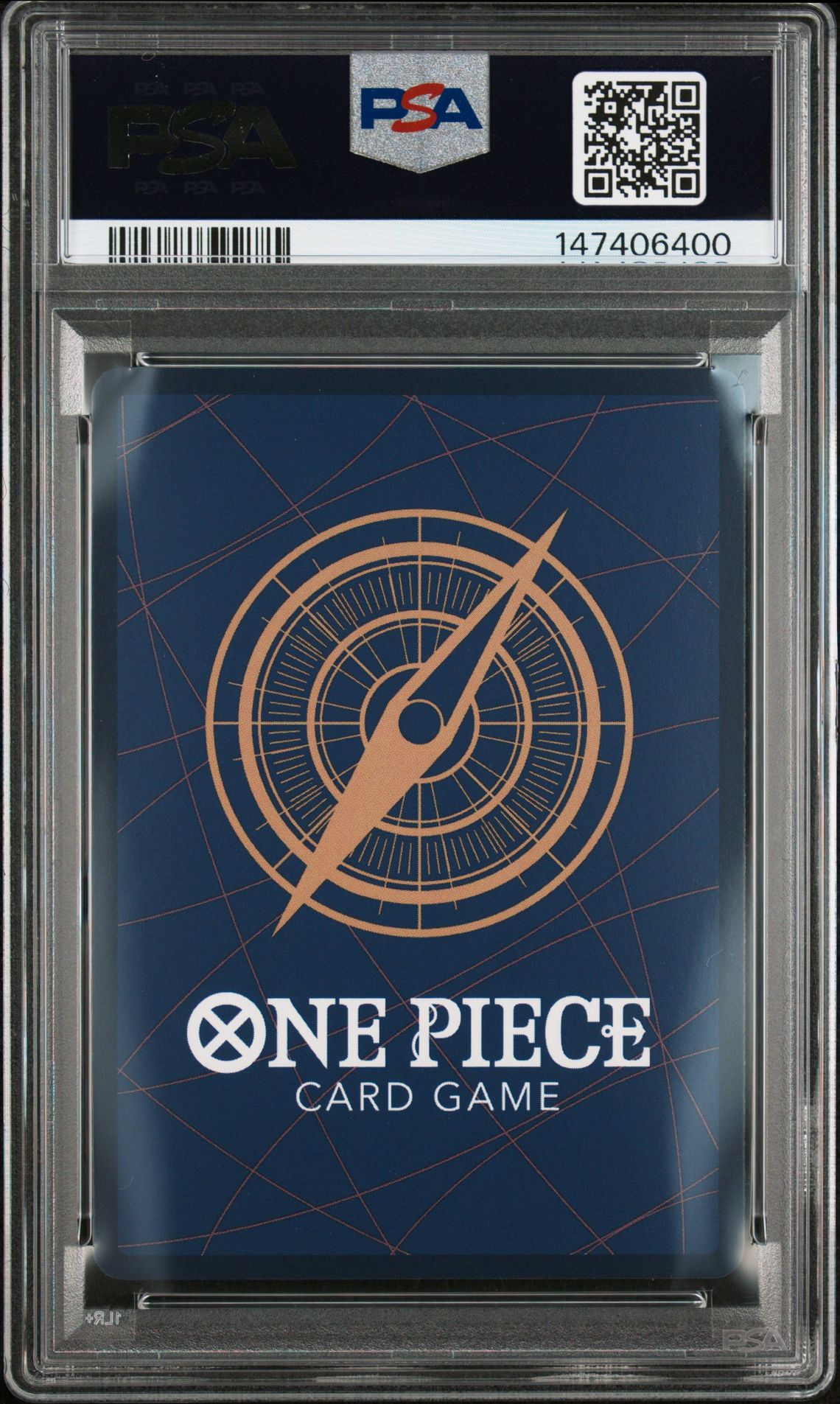 2025 One Piece Op11-A Fist Of Divine Speed Nami #054 (Alternate Art) Gem Mt 10 back view - PSA certificate #147406400