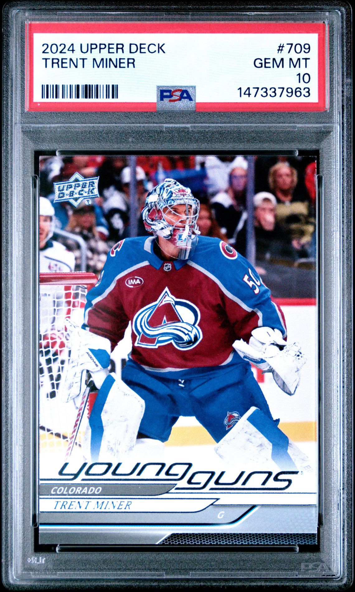 2024 Upper Deck Trent Miner #709 Gem Mt 10 front