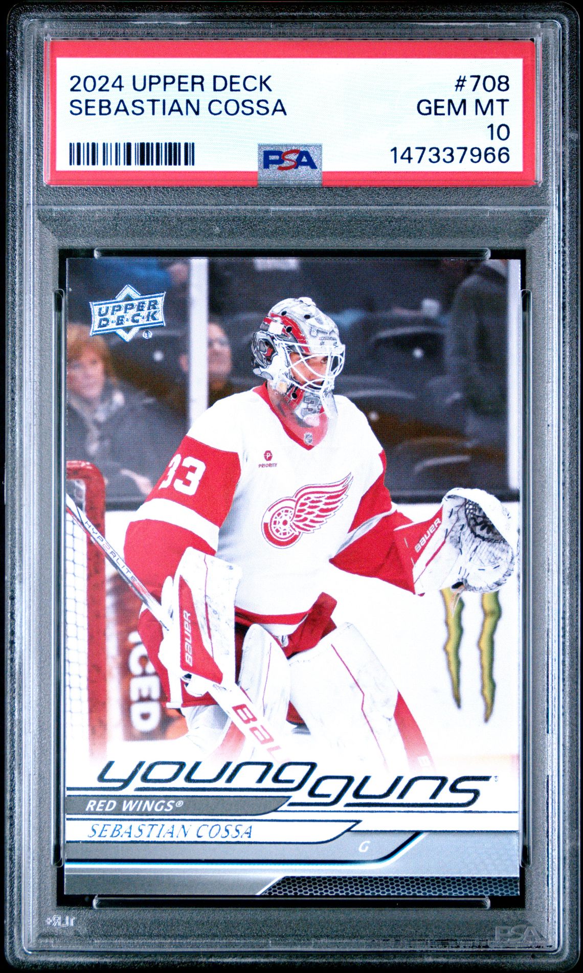 2024 Upper Deck Sebastian Cossa #708 Gem Mt 10 front