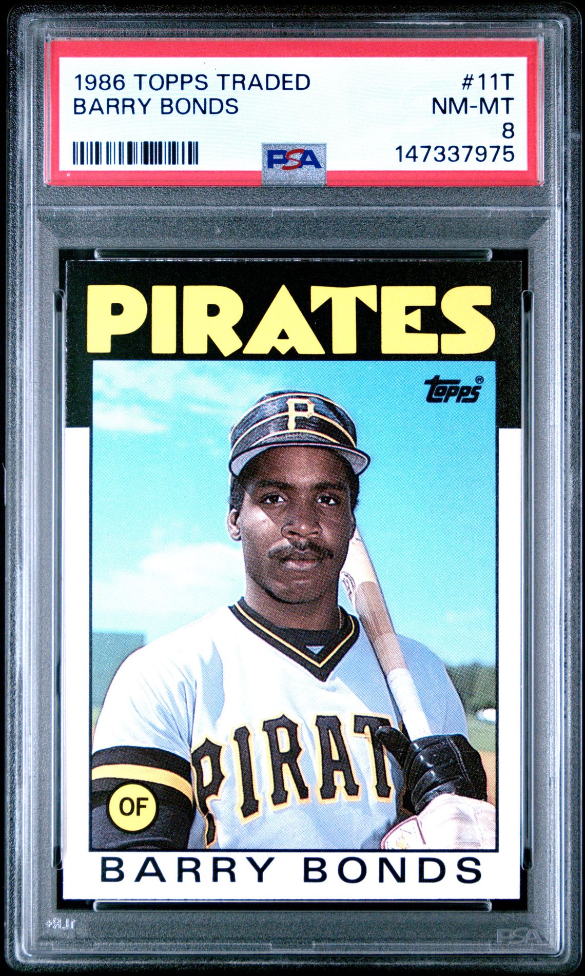 1986 Topps Traded Barry Bonds #11T Nm-Mt 8 front