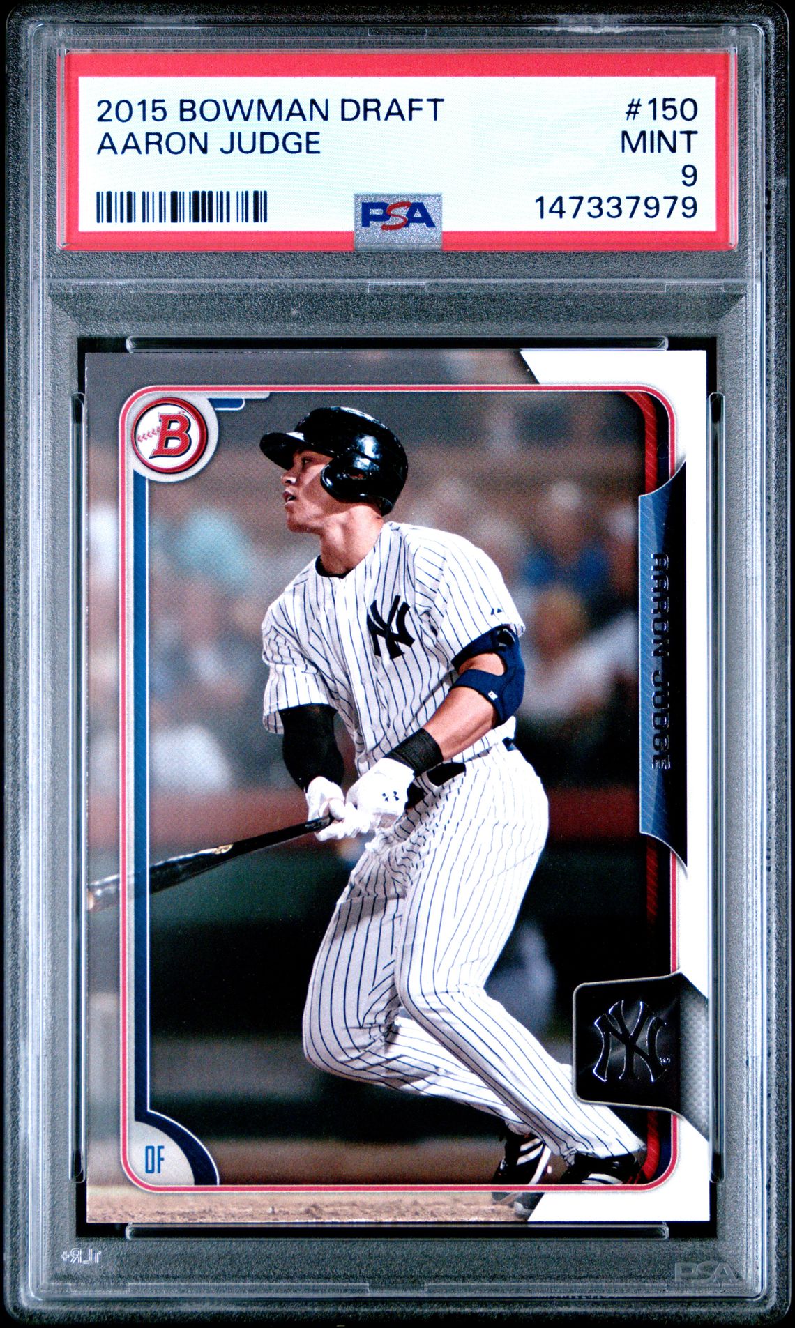 2015 Bowman Draft Aaron Judge #150 Mint 9 front