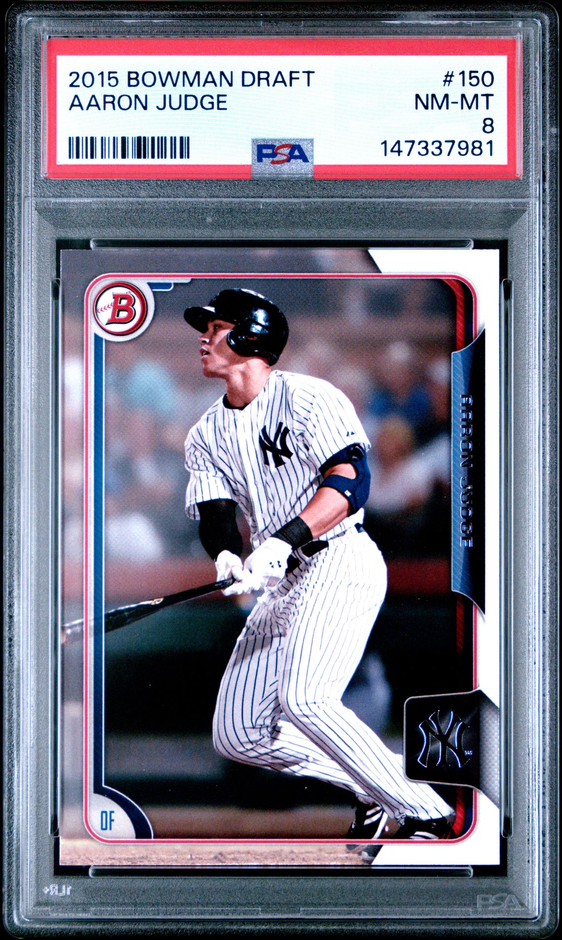 2015 Bowman Draft Aaron Judge #150 Nm-Mt 8 front