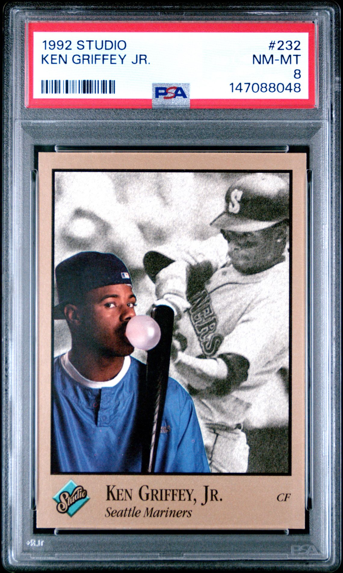 1992 Studio Ken Griffey Jr. #232 Nm-Mt 8 front