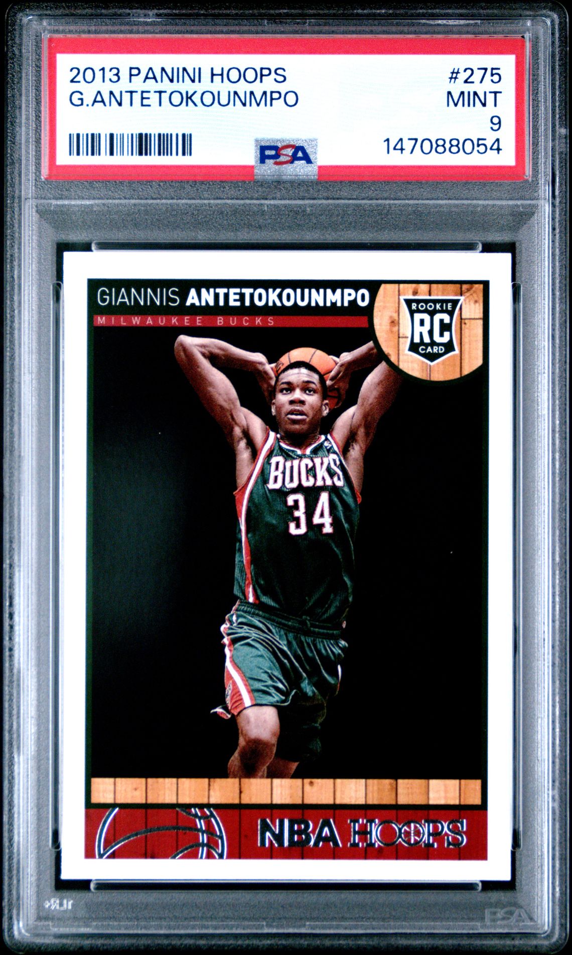 2013 Panini Hoops G.antetokounmpo #275 Mint 9 front
