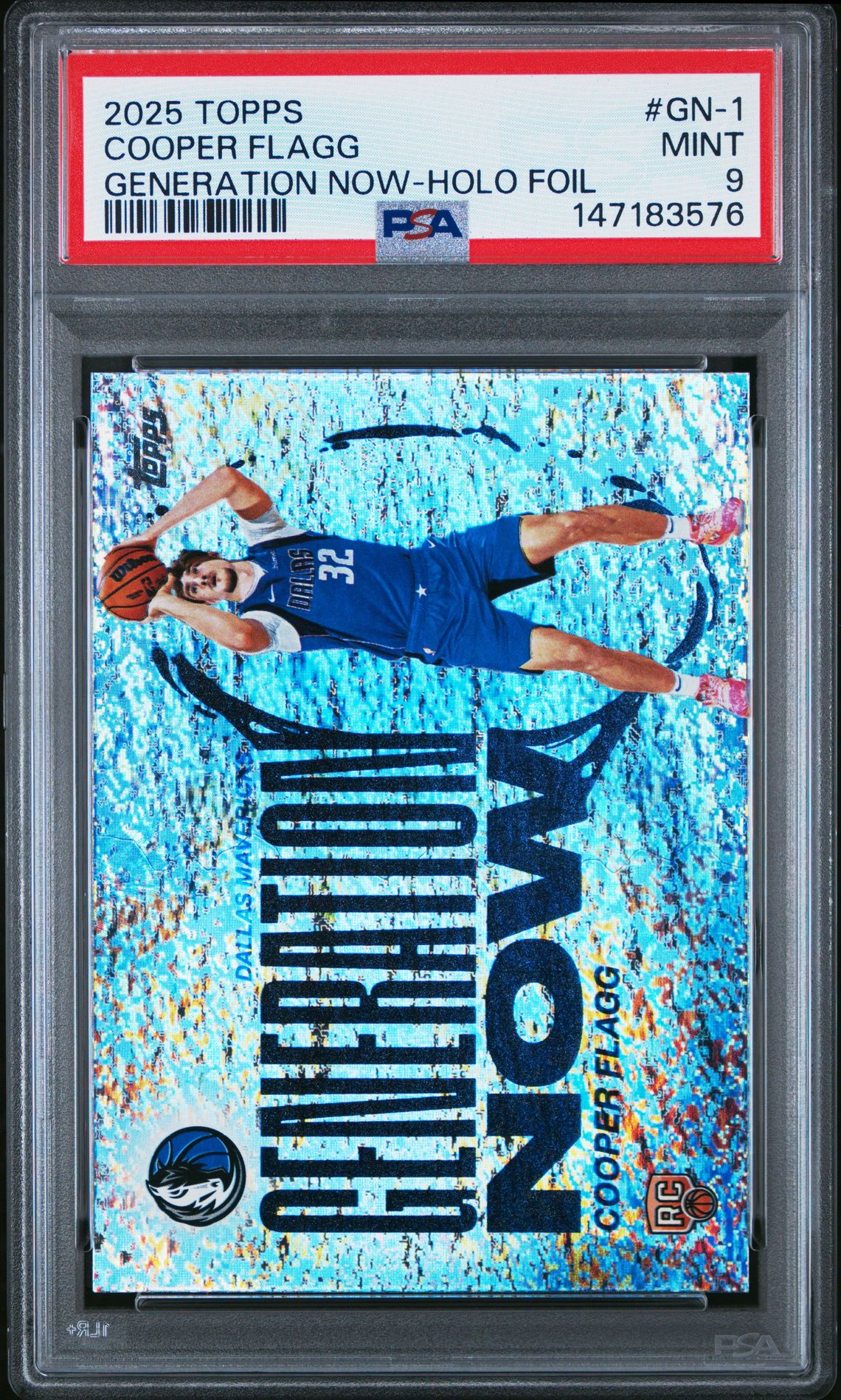 2025 Topps Generation Now Cooper Flagg #Gn-1 (Generation Now-Holo Foil) Mint 9 front