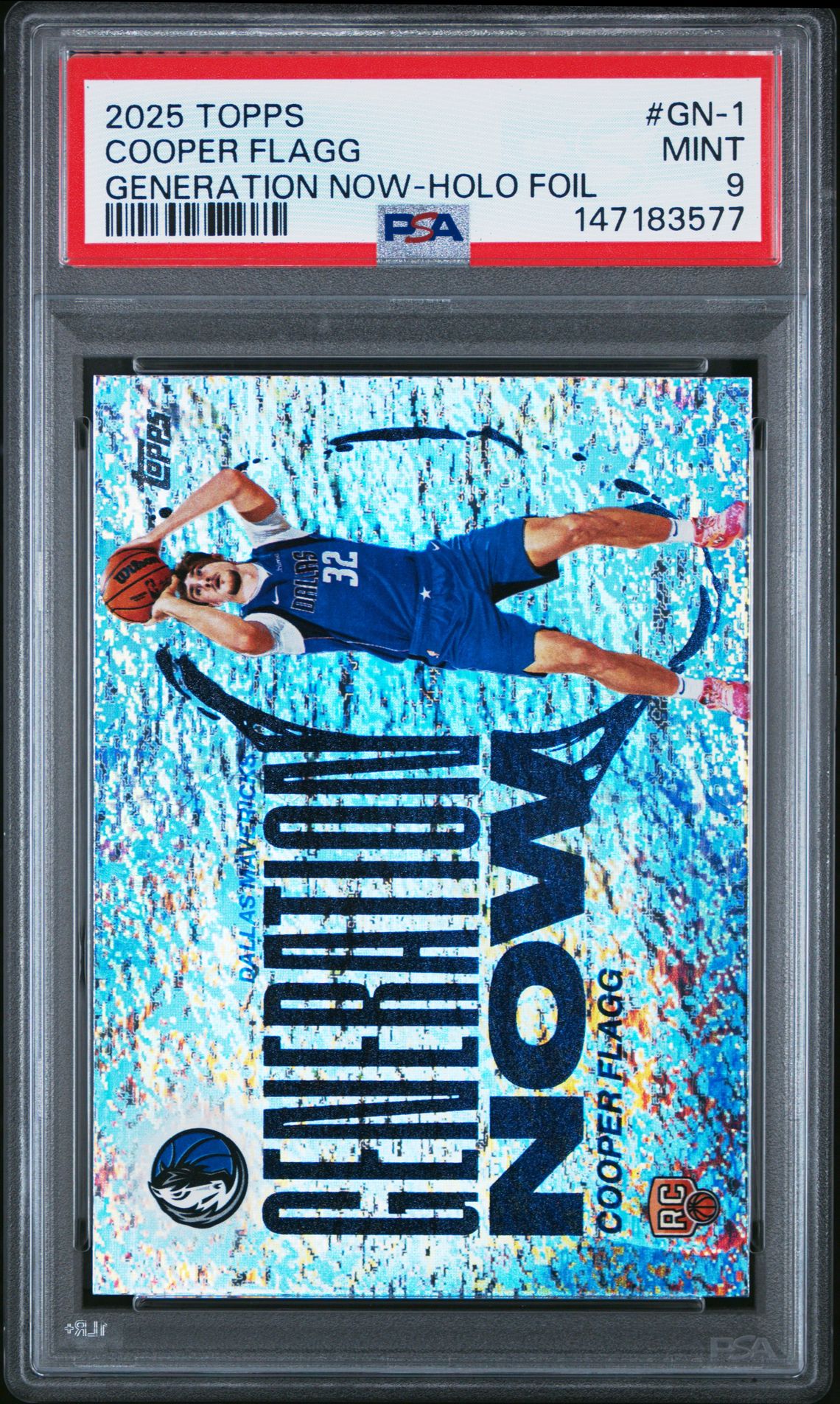 2025 Topps Generation Now Cooper Flagg #Gn-1 (Generation Now-Holo Foil) Mint 9 front