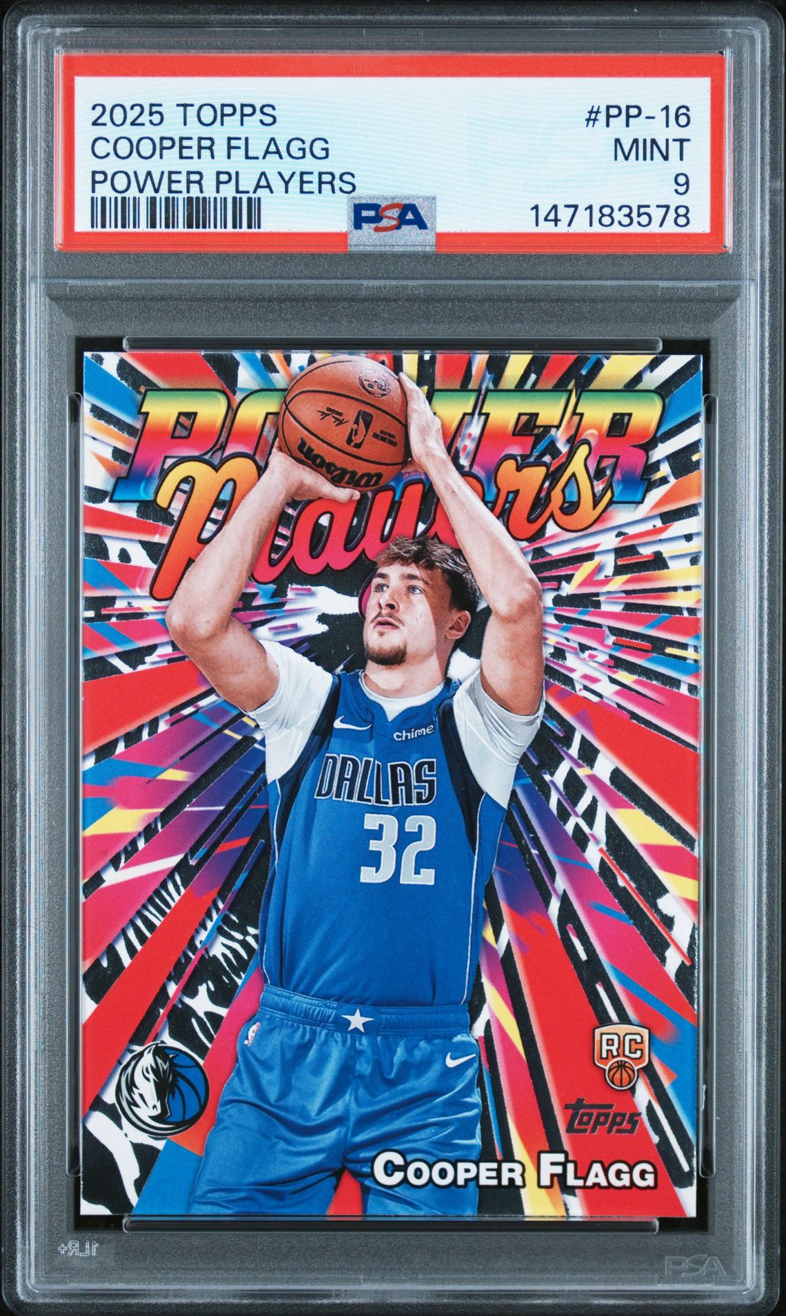 2025 Topps Power Players Cooper Flagg #Pp-16 Mint 9 front