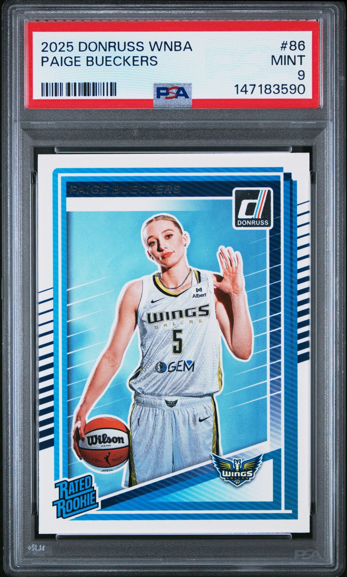 2025 Panini Donruss Wnba Paige Bueckers #86 Mint 9 front