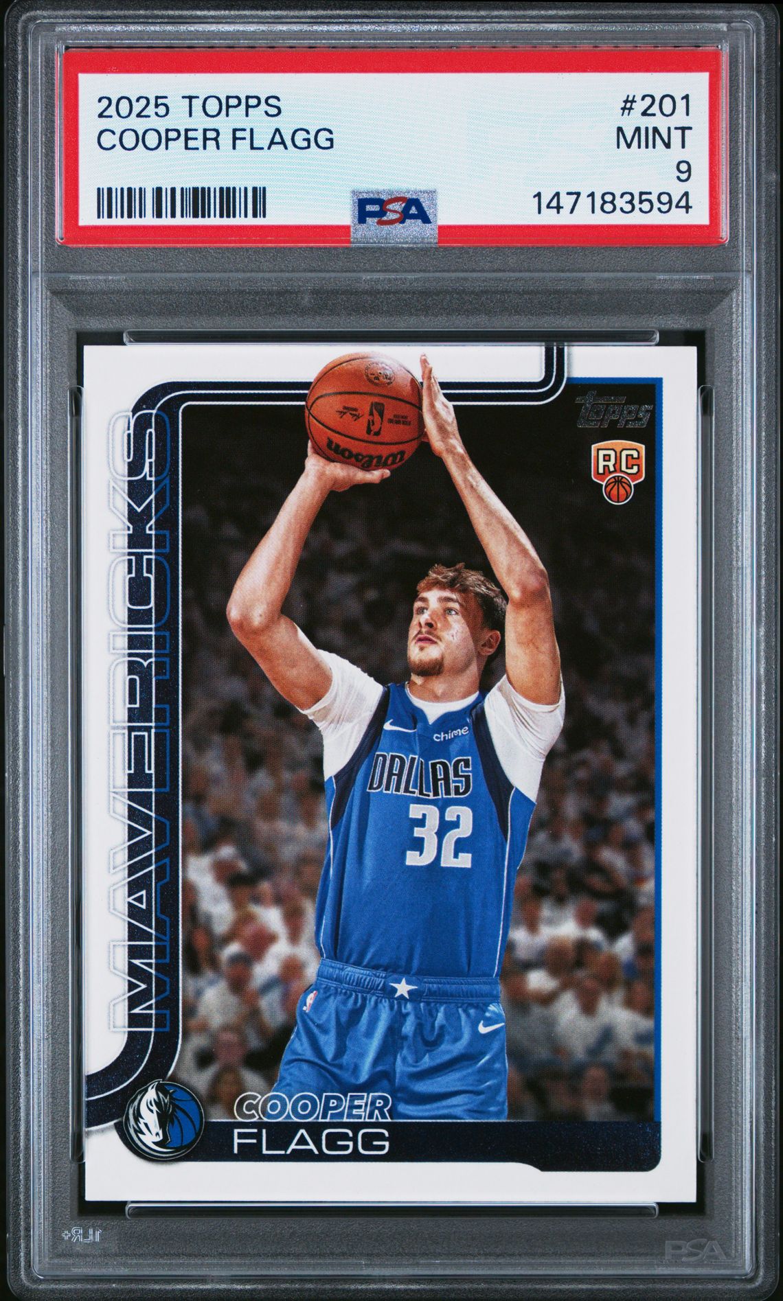 2025 Topps Cooper Flagg #201 Mint 9 front