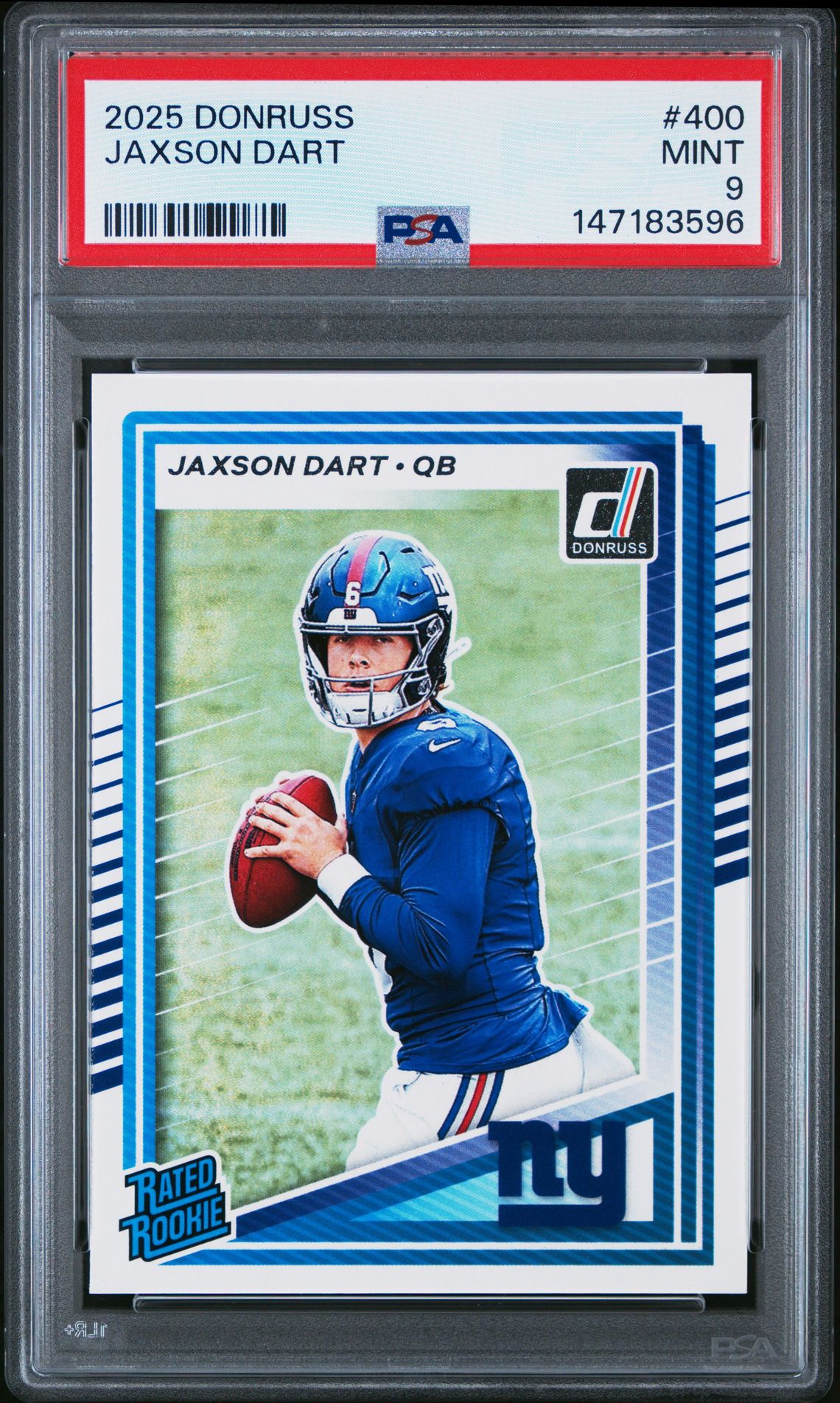 2025 Panini Donruss Jaxson Dart #400 Mint 9 front