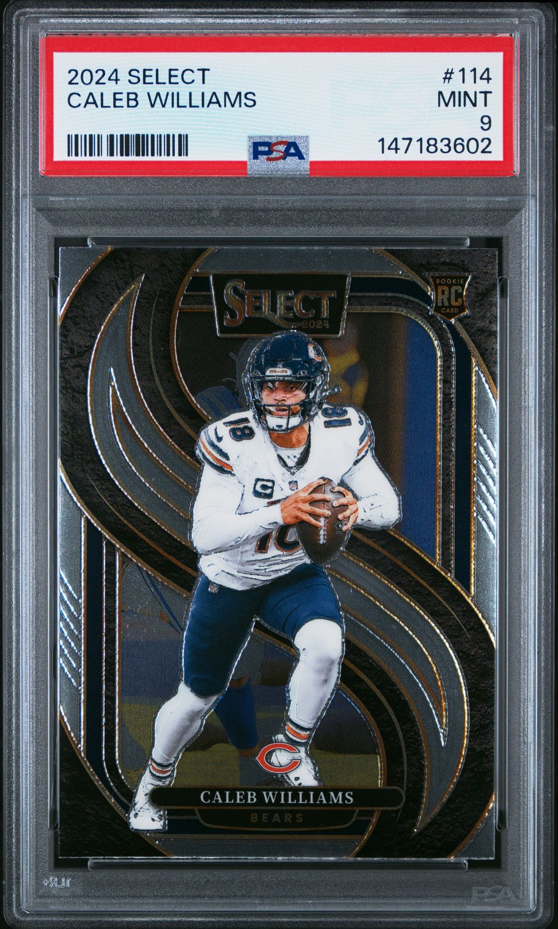 2024 Panini Select Caleb Williams #114 Mint 9 front