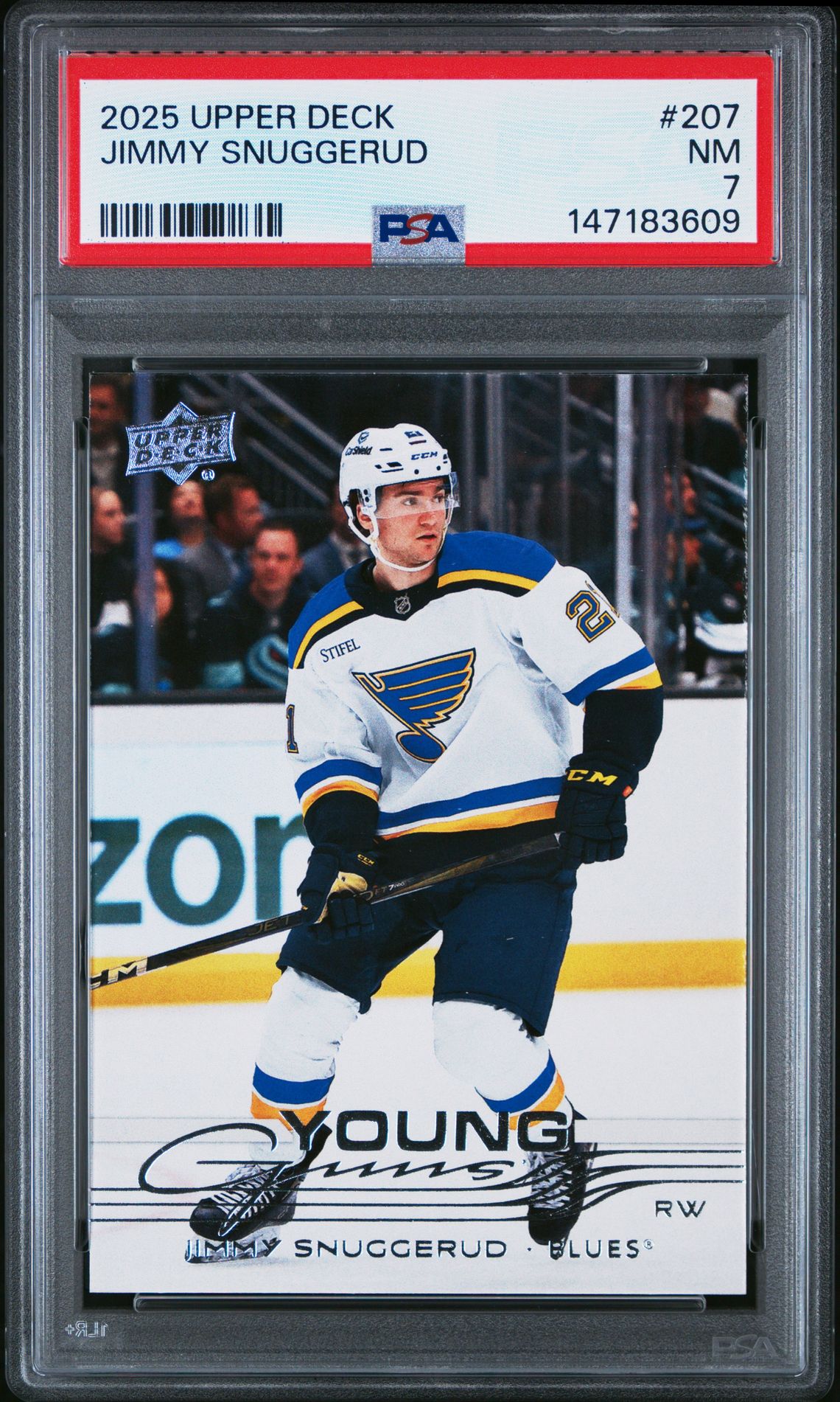 2025 Upper Deck Jimmy Snuggerud #207 Nm 7 front