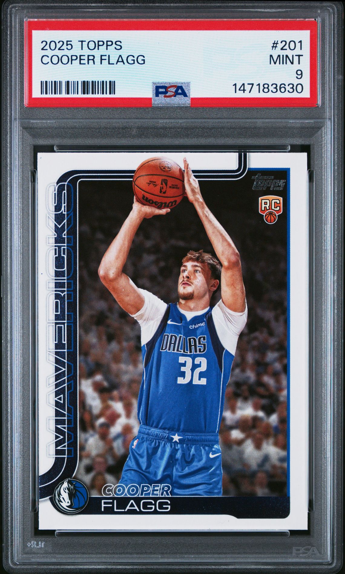 2025 Topps Cooper Flagg #201 Mint 9 front