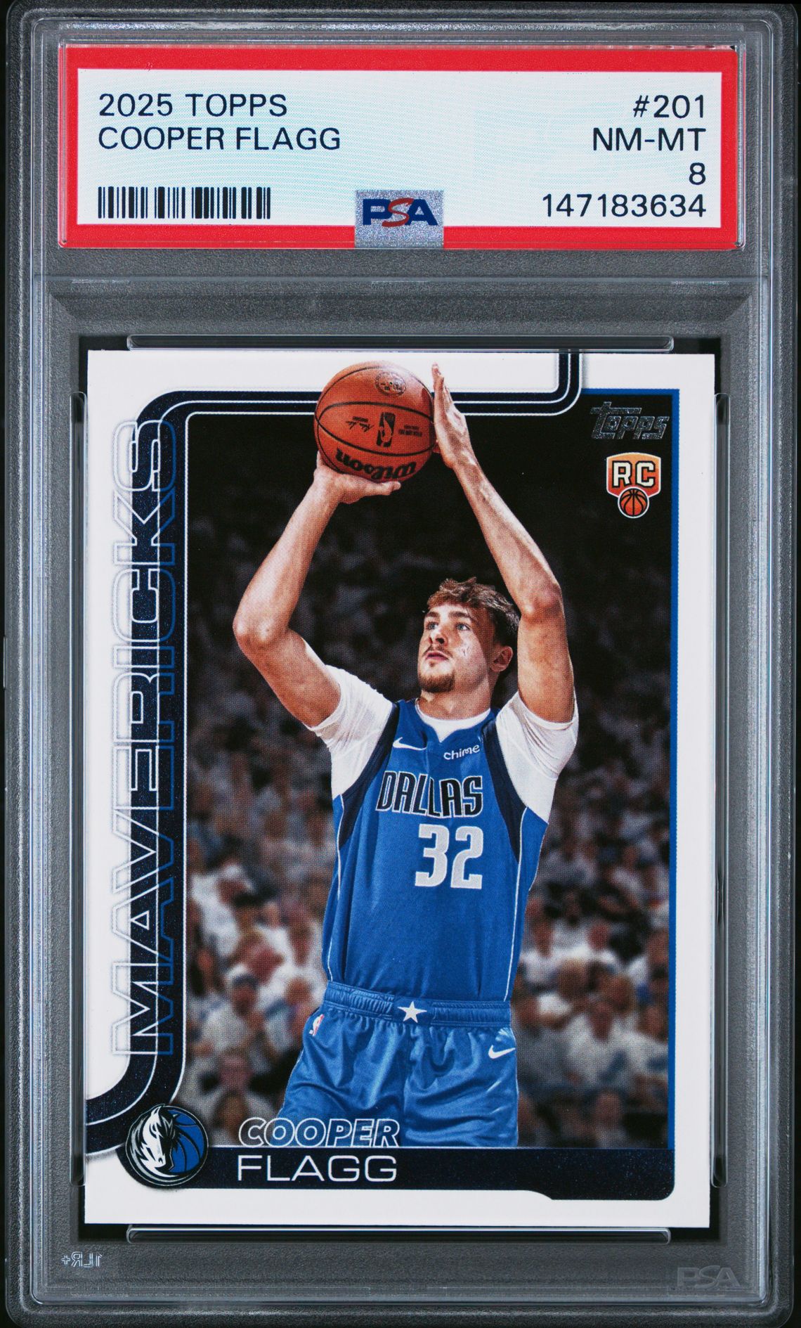 2025 Topps Cooper Flagg #201 Nm-Mt 8 front
