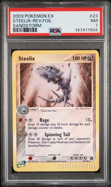 2003 Pokemon Foil #23 Steelix front