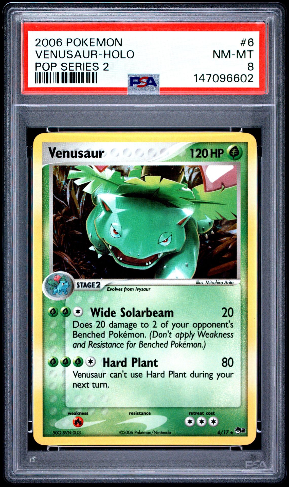 2006 Pokemon POKEMON POP SERIES 2 #6 Venusaur-Holo front