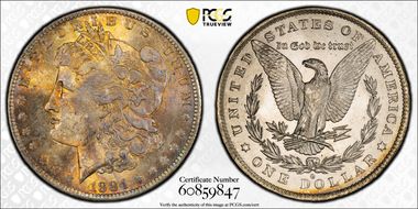 1884-O $1 MS65