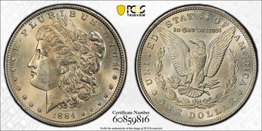 1884 $1 N1