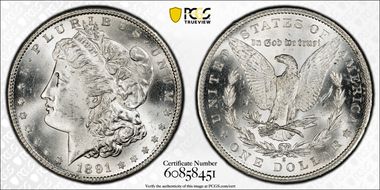 1891-S $1 MS63