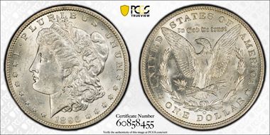 1896-O $1 MS60
