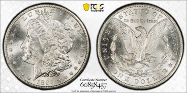 1899-S $1 MS62