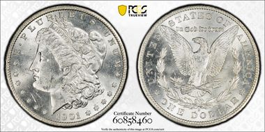 1901-S $1 MS62