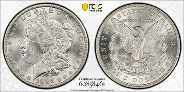 1886-O $1 MS62