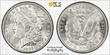 1892-O $1 MS63