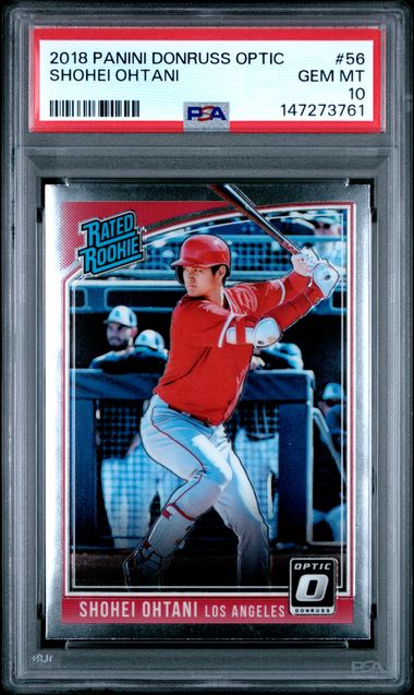 2018 Panini Donruss Optic VARIATION #56 Shohei Ohtani front