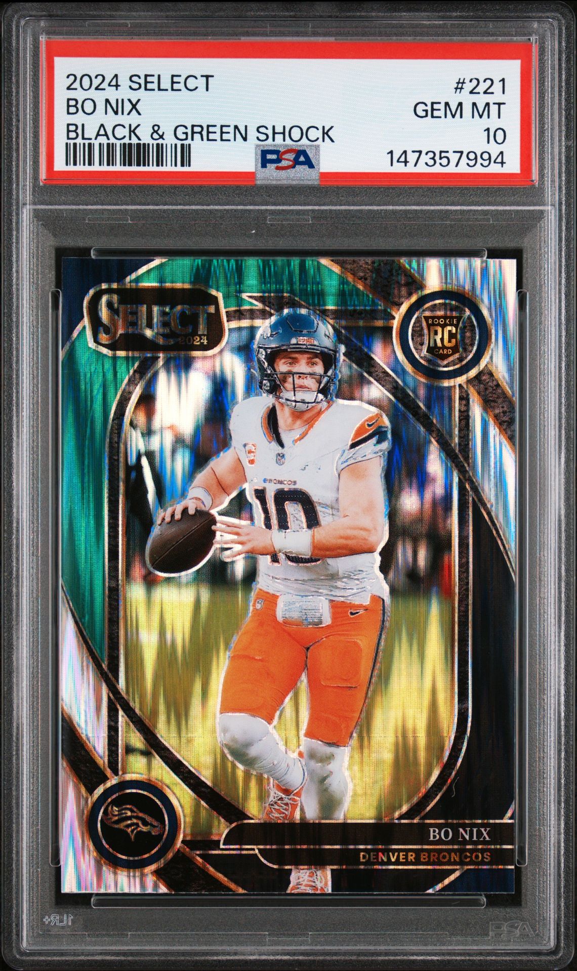 2024 Panini PANINI SELECT #221 Bo Nix front