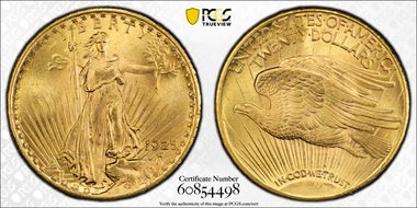 1925 $20 MS65