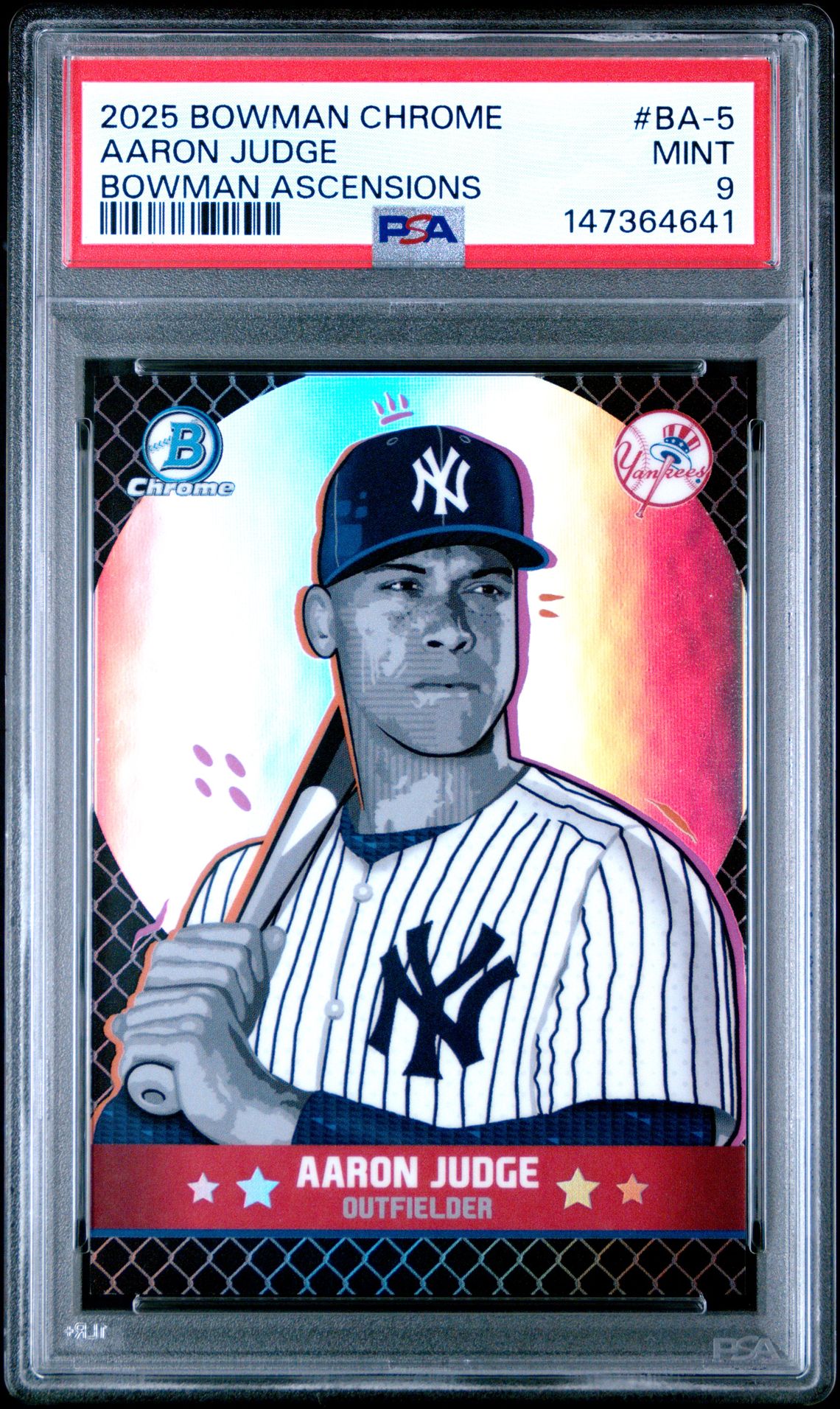 2025 Bowman BOWMAN CHROME BOWMAN ASCENSIONS #BA-5 Aaron Judge front