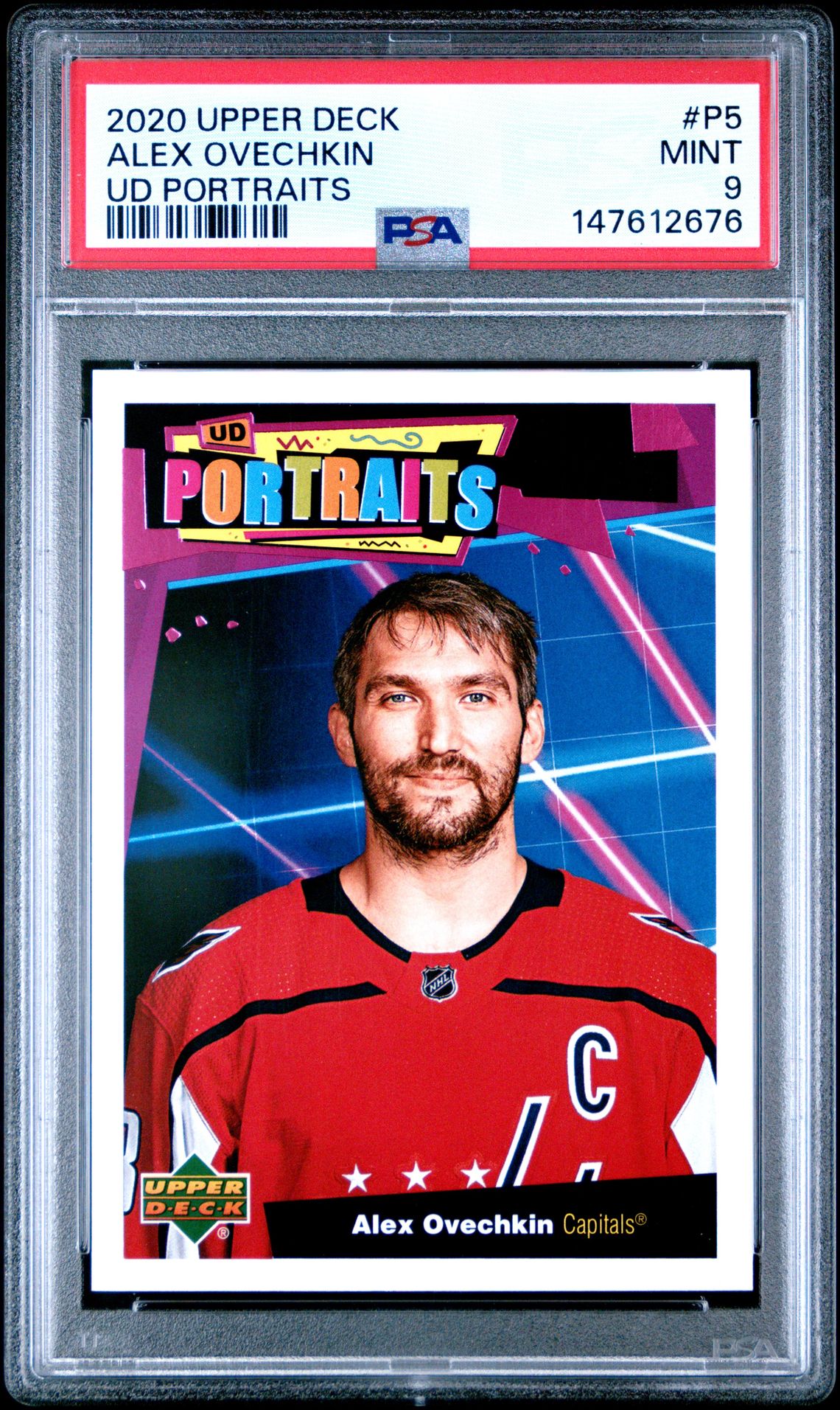 2020 Upper Deck UPPER DECK UD PORTRAITS #P5 Alex Ovechkin front