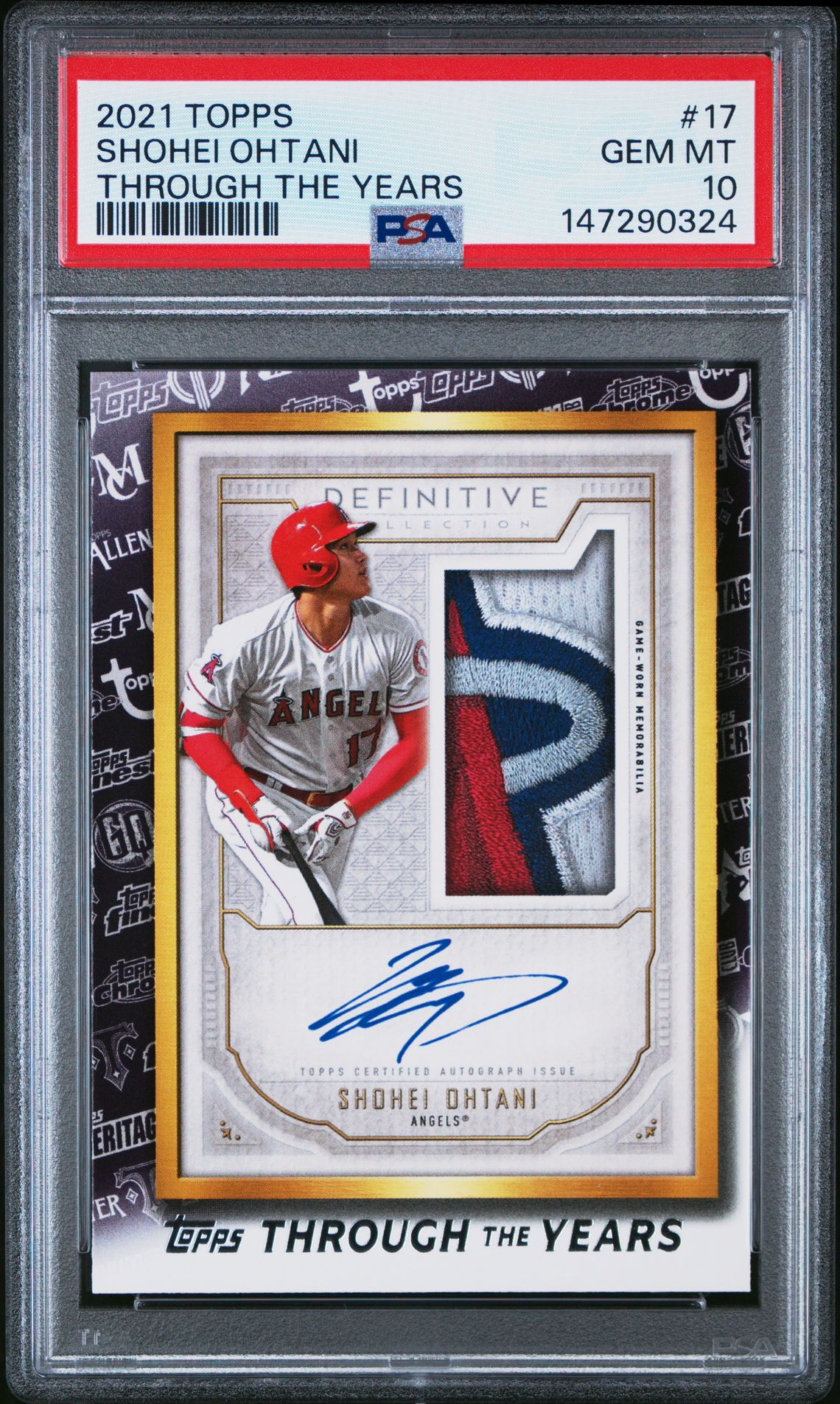 2021 Topps #17 Shohei Ohtani front