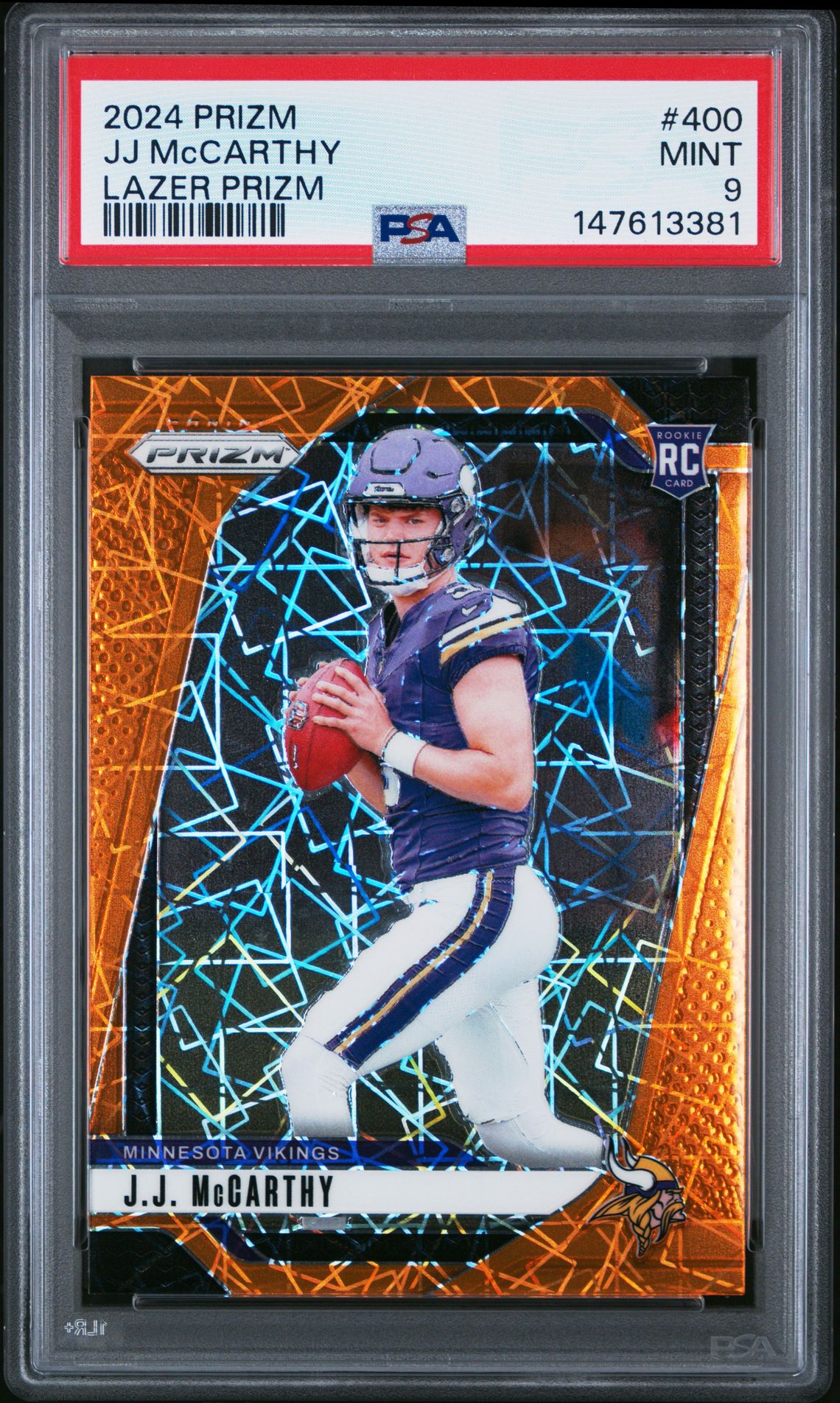 2024 Panini Prizm Neon Green #400 Jj McCarthy front