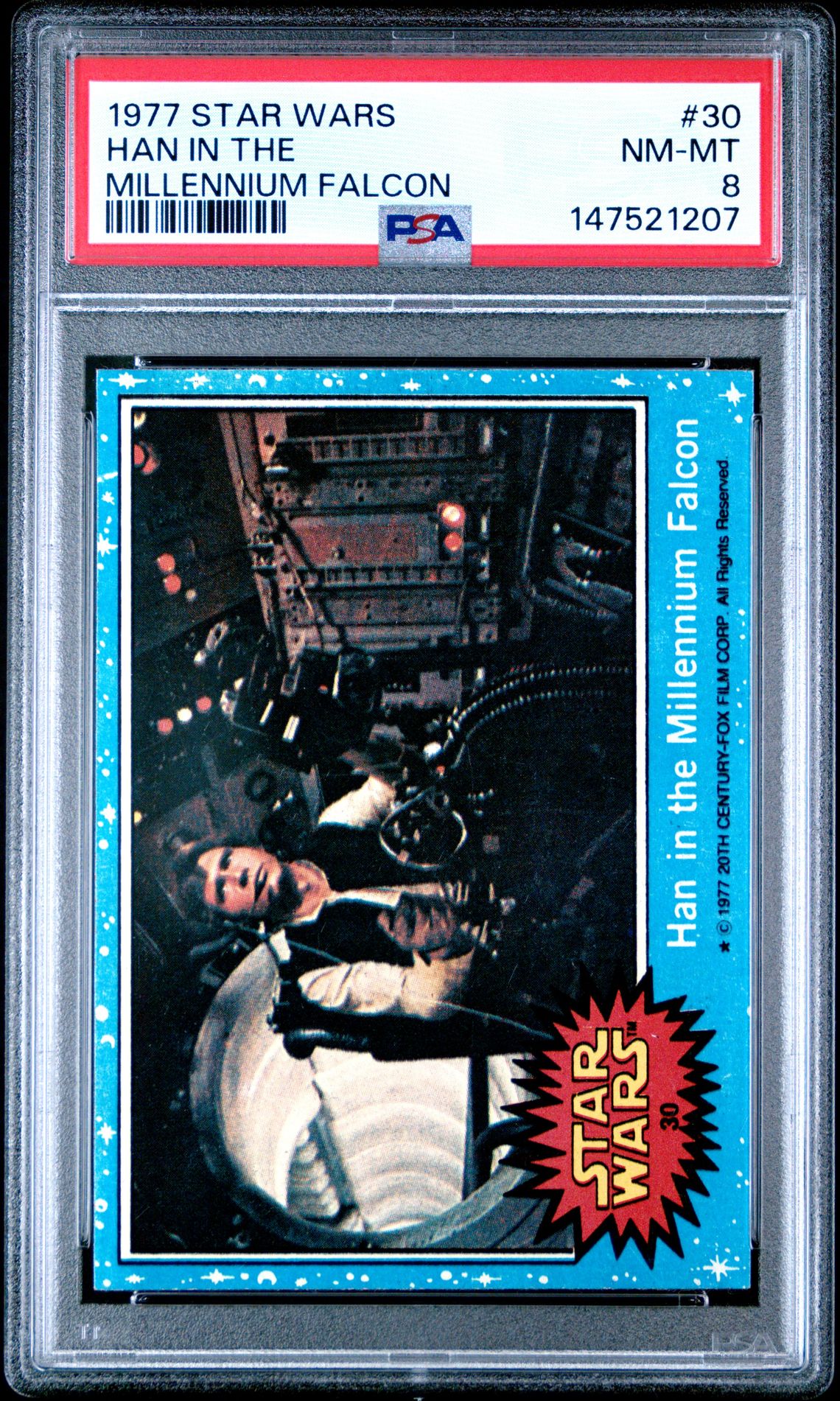 1977 Star Wars STAR WARS MILLENNIUM FALCON #30 Han In The front
