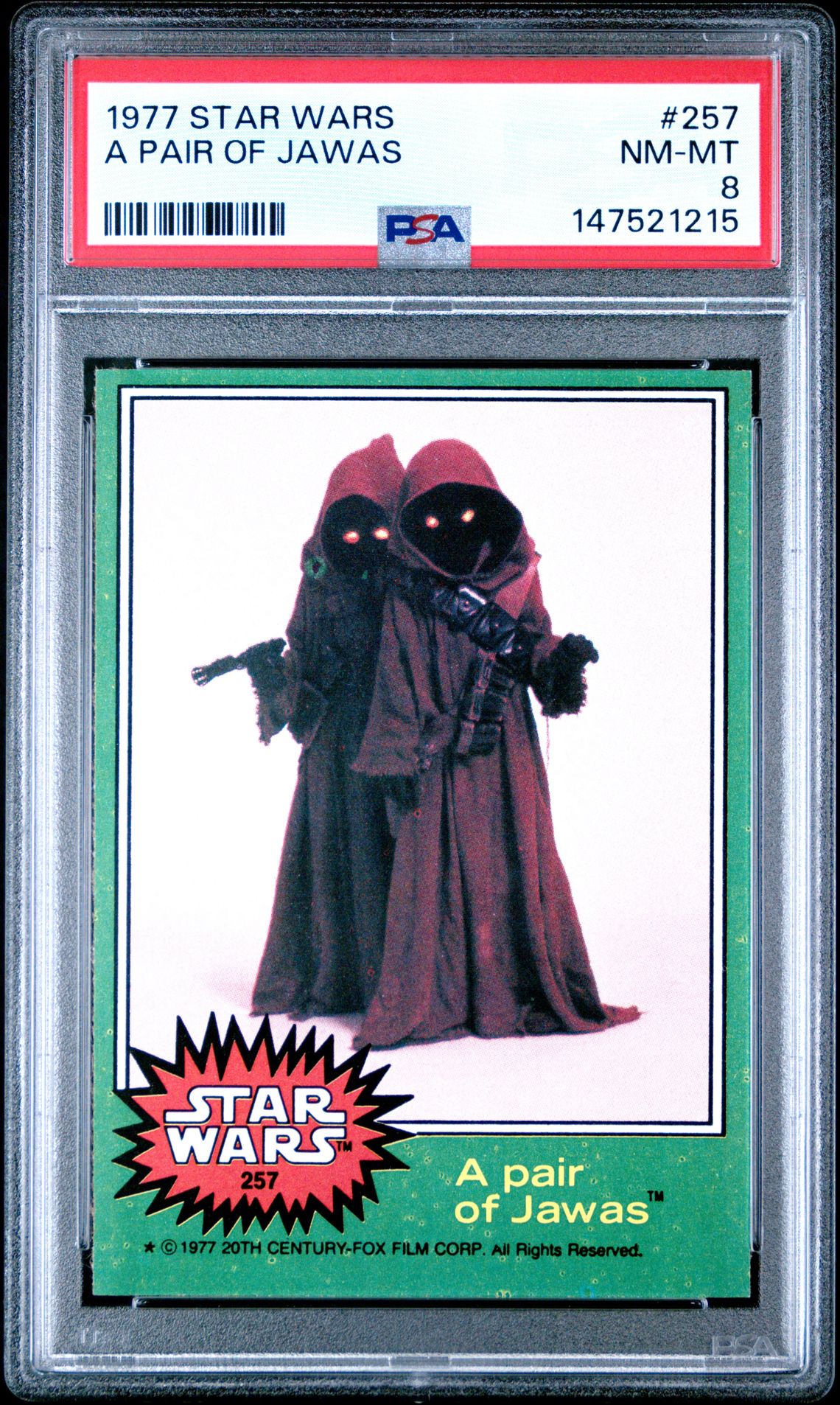 1977 Star Wars STAR WARS #257 A Pair Of Jawas front