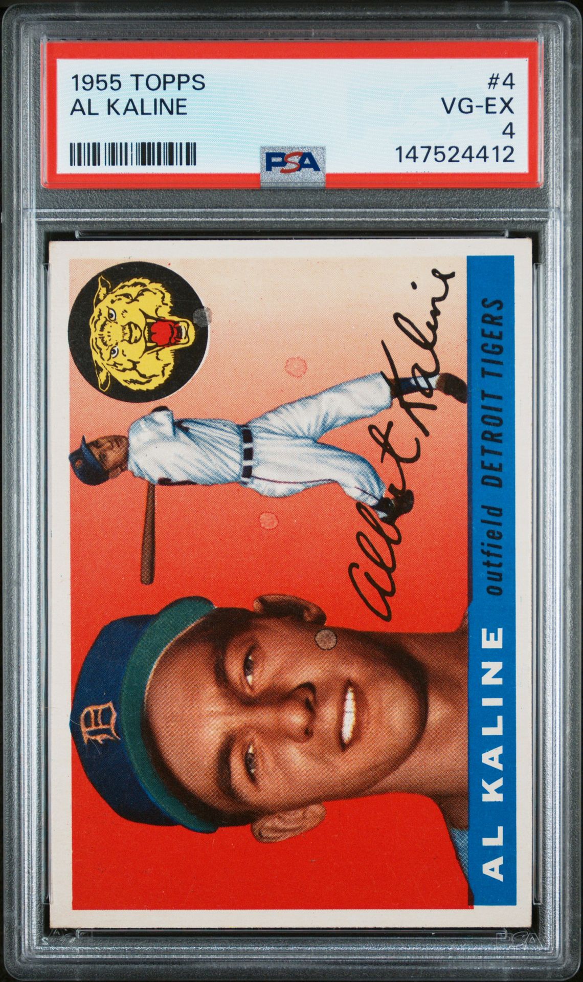 1955 Topps #4 Al Kaline front