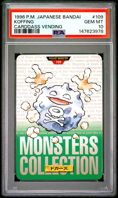 Koffing card PSA 10, cert 147623978
