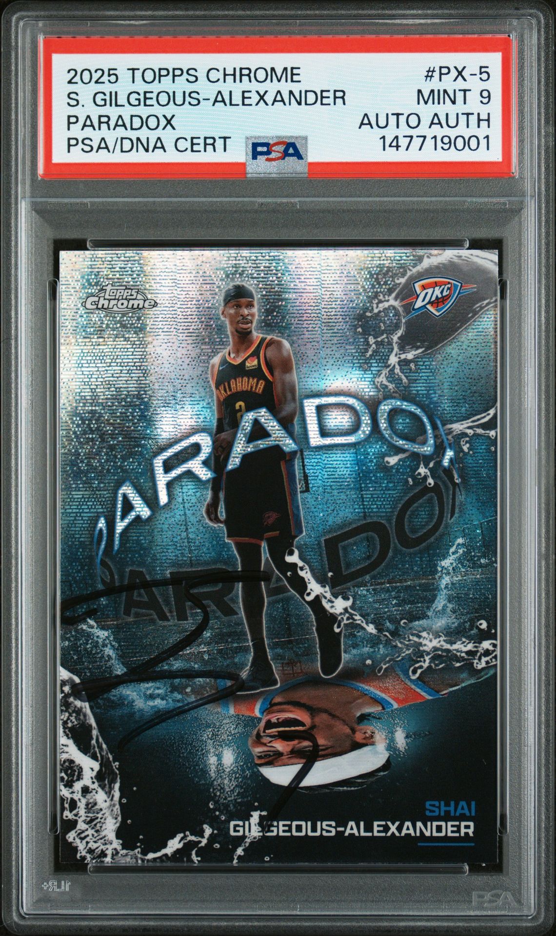 2025 Topps Chrome TOPPS CHROME PARADOX #PX-5 Shai Gilgeous-Alexander front