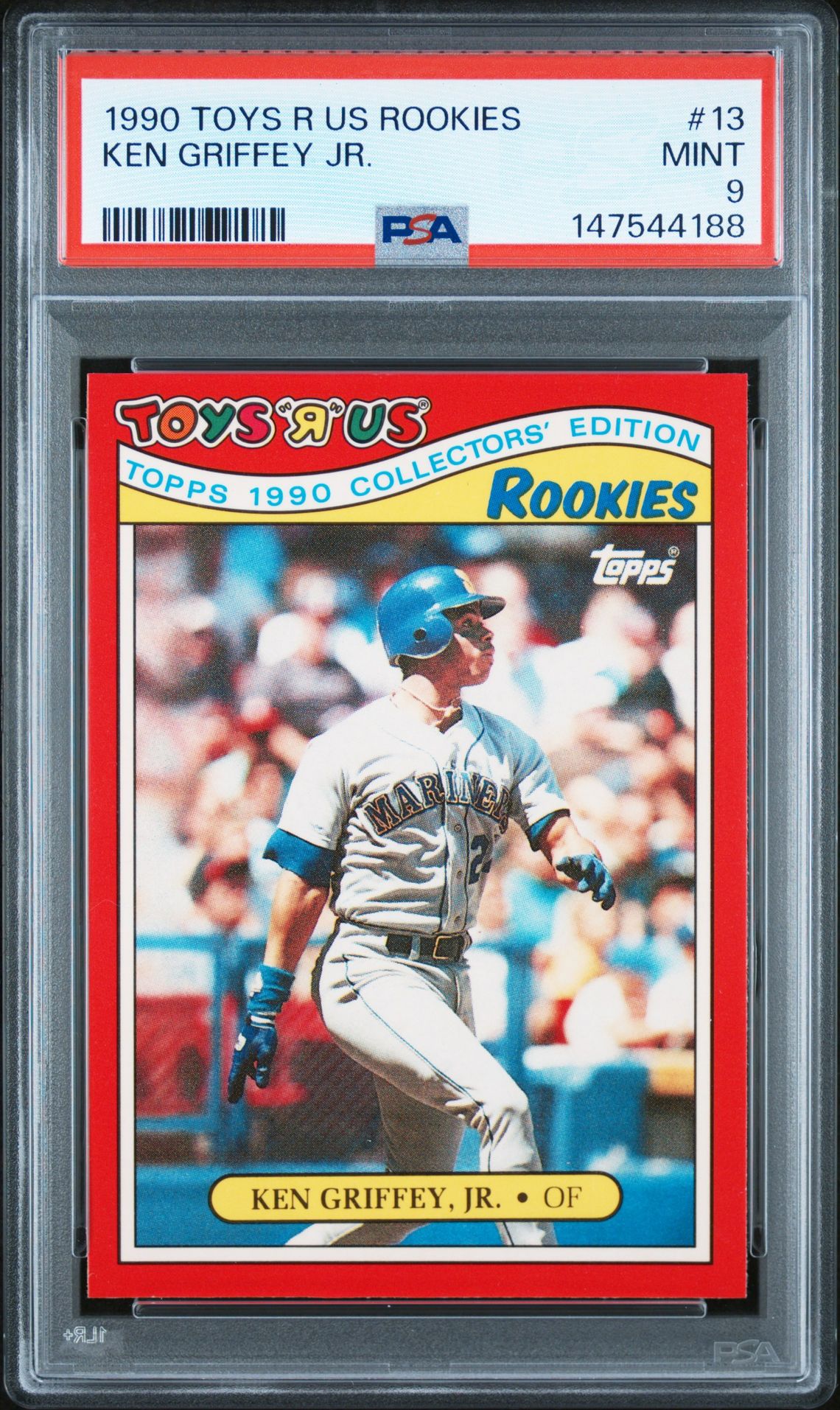 1990 TOYS R US ROOKIES #13 Ken Griffey Jr. front