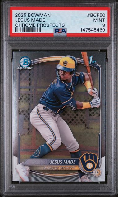 2025 Bowman Bowman Chrome Prospects #BCP50 Jesus Made front